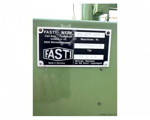 FASTI Typ 63x1,5 Sickenmaschine - Bild 2