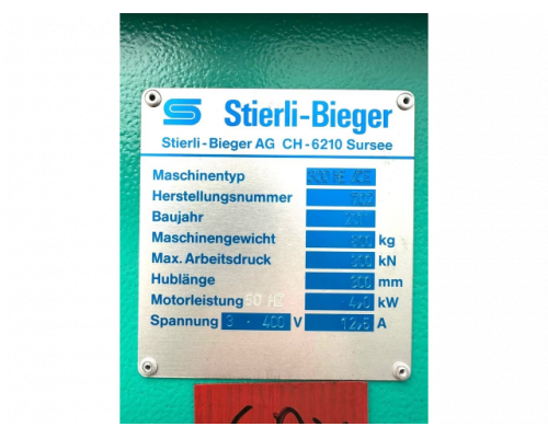 STIERLI - Bieger 300 HE / Horizontalbiegemaschine - Bild 4