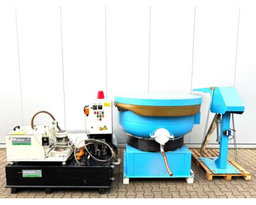 Walther CN - 550 -PN Gleitschleifanlage u. Rösler Z300 Turbo Floc Zentrifuge