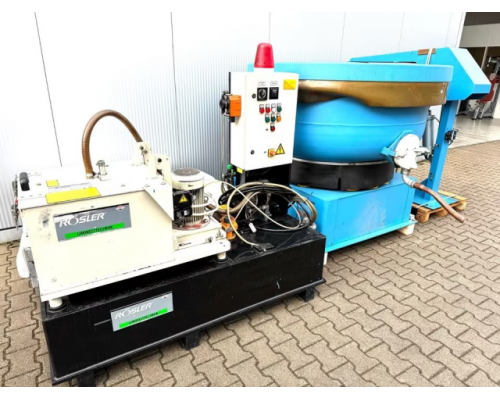 Walther CN - 550 -PN Gleitschleifanlage u. Rösler Z300 Turbo Floc Zentrifuge - Bild 3