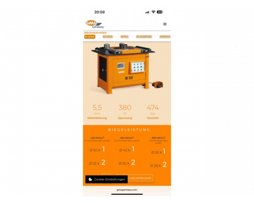 B50 - Mech. Biegemaschine - Bild 2