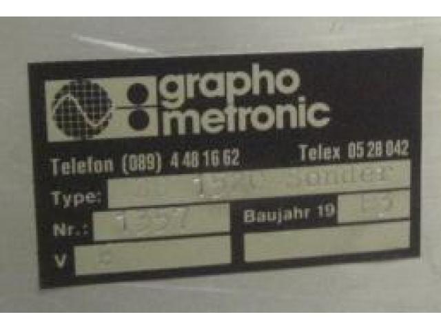 Grapho metronic ZS 1520 Plattenstanze - 6