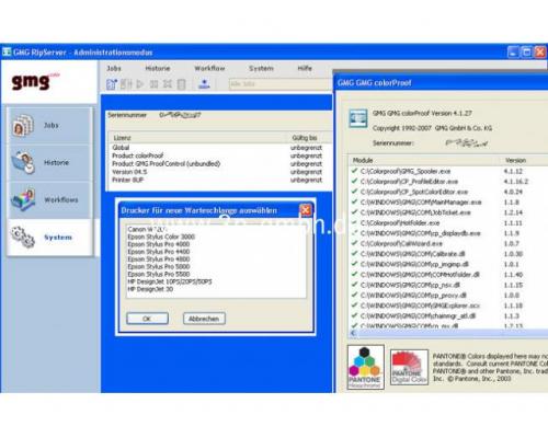 GMG Colorproof Software