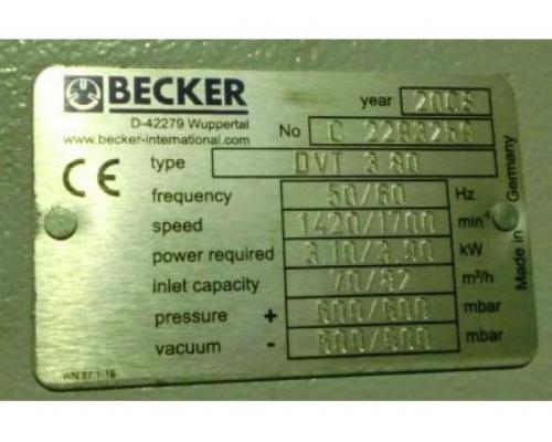 Becker DVT 3.80 Druck- und Vakuumkompressor - Bild 2