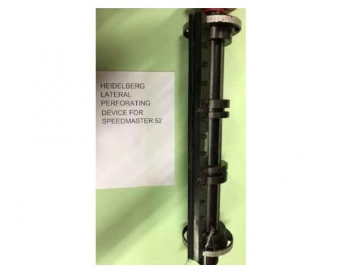 komplettes Querperforationskit für Heidelberg Speedmaster SM 52 Plusversion