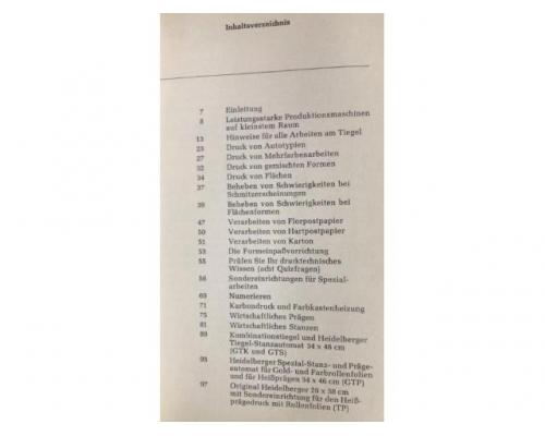 Heidelberg OHT Handbuch "Winke für den Maschinenmeister" - Bild 2