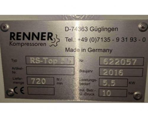 Schraubenkompressor RENNER RS-Top 5;5 - 10 bar (luftgekühlt) - Bild 3