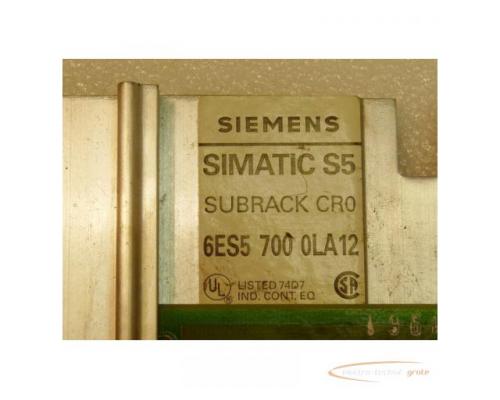 Siemens 6ES5700-0LA12 Subrack - Bild 2