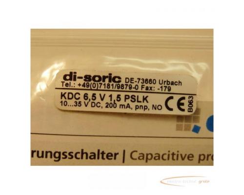 di-soric KDC 6,5 V 1,5 PSLK Kapaz.Näherung - Bild 3