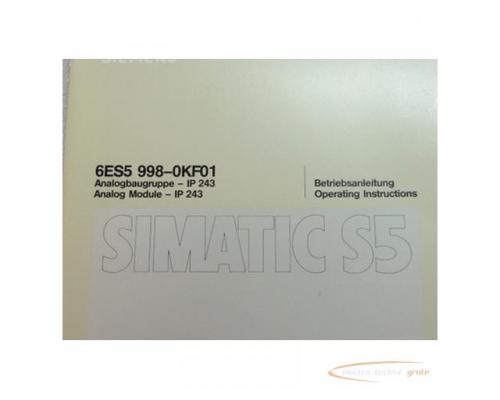 Siemens 6ES5998-0KF01 Anleitung - Bild 2