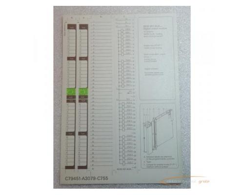 Siemens C79451-A3079-C755 Bezeichnungsetikett für 6ES5451-4UA?