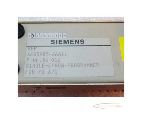Siemens 6ES5985-6AA11 Single - Bild 3