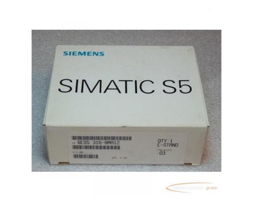 Siemens 6ES5316-8MA12 Anschalt.