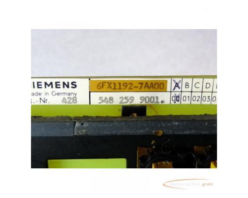 Siemens 6FX1192-7AA00 Tastatur - Bild 2