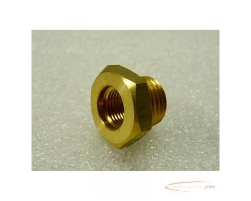 Reduziernippel 1/4" - 1/8" Messing VPE= 10 Stück