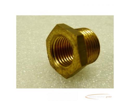 Reduziernippel 3/8" - 1/4" Messing VPE= 3 Stück