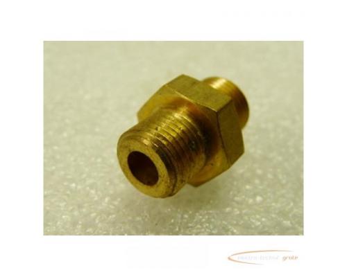 Doppelnippel 1/8" Messing VPE= 2 Stück
