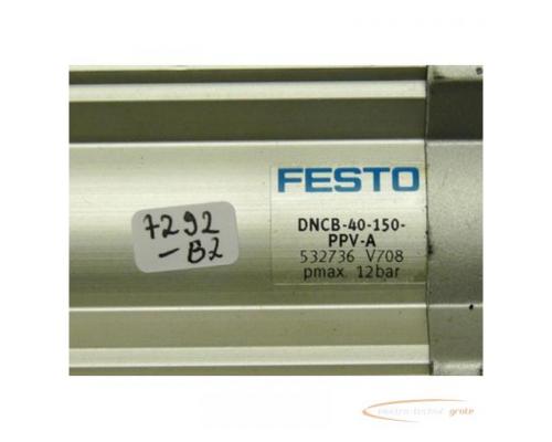 Festo Pneumatikzylinder DNCB-40-150-PPV-A / 532736 - Bild 2