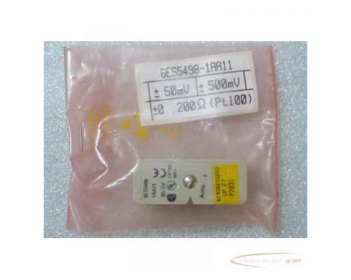 Siemens Simatic S5 Messbereichsmodul 6ES5498-1AA11