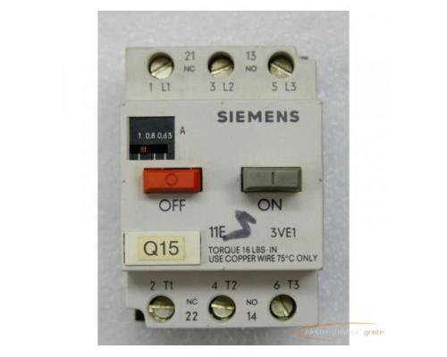 Siemens 3VE1010-2F Motorschutzschalter - Bild 1