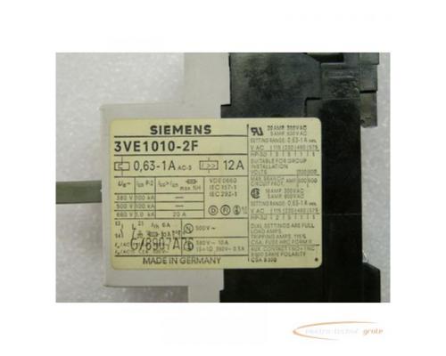 Siemens 3VE1010-2F Motorschutzschalter - Bild 2