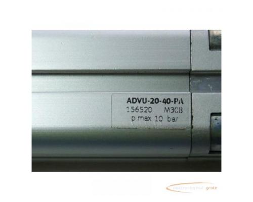 Festo Kompaktzylinder ADVU-20-40-PA 156520 M3C8 pmax. 10 bar - Bild 2