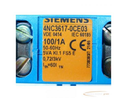 Siemens 4NC3617-0CE03 Stromwandler - Bild 2