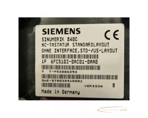 Siemens 6FC5103-0AC01-0AA0 CNC- Volltastatur - Bild 1