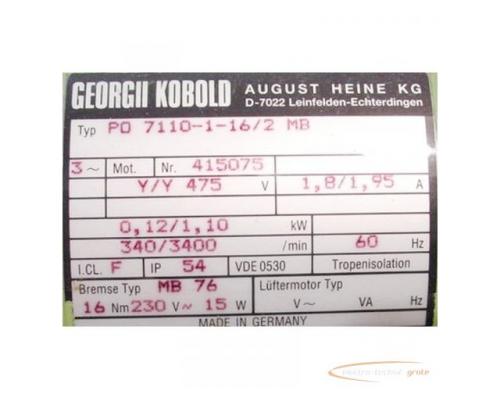 Georgii Kobold Posi Stop Motor PO7110-16/2 MB - Bild 2