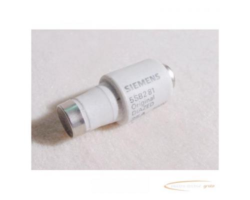 Siemens 5SB2 = 25A DIAZED Sicherungseinsatz