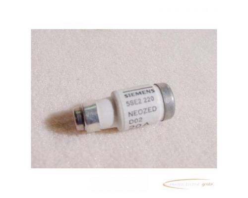 Siemens 5SE2 - 220 = 20A orig. NEOZED Sicherung