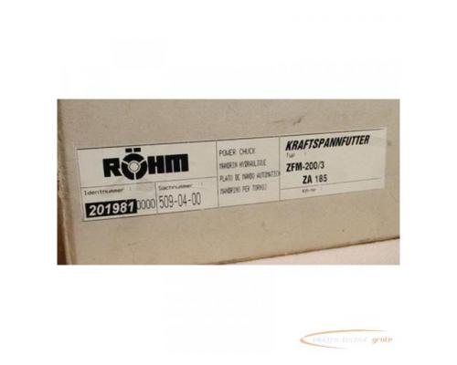 Röhm ZFM - 200/3 = Nr.509-04 Kraftspannfutter - Bild 1
