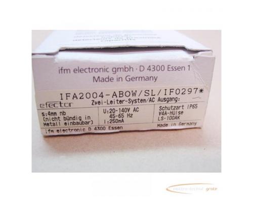 ifm IFA 2004-ABOW/SL Initiator / Näherungsschalter