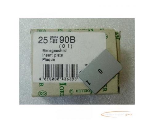 Klöckner Moeller 90B Einlegeschilder VPE = 25 Stück