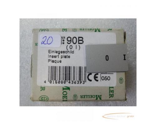 Klöckner Moeller 90B Einlegeschilder VPE = 20 Stück