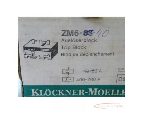 Klöckner Moeller ZM6-40 Auslöserblock - Bild 2