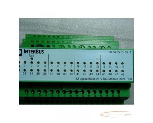 Phoenix Contact IB ST 24 DI32/2 INTERBUS-ST-Digital-Eingabemodul 2754927 32 digital Input - Bild 2