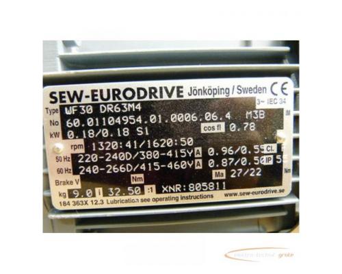 SEW-Eurodrive WF30 DR63M4 Getriebemotor - Bild 3