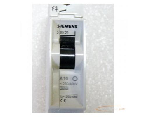 Siemens 5SX21 A10 Leitungsschutzschalter - Bild 2