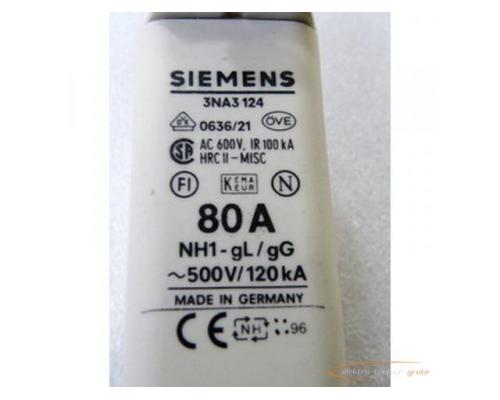 Siemens 3NA3124 Sicherungseinsatz 80A - Bild 2