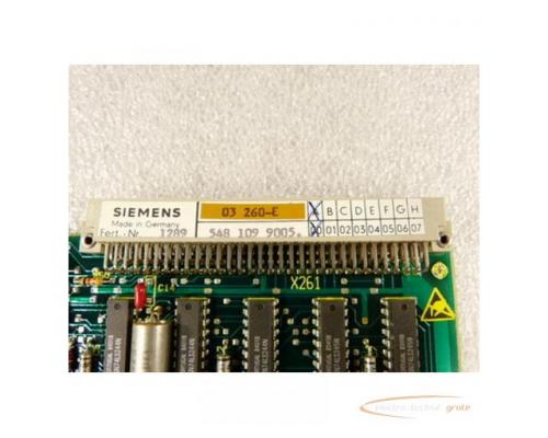 Siemens 03 260-E / 03260-E / 03260E Karte - Bild 3