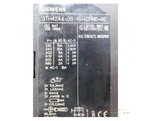 Siemens 3TH4244-0B Schütz mit 24V Spulenspannung - Bild 2