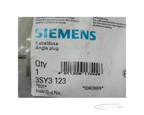 Siemens 3SY3123 Kabeldose - Bild 2