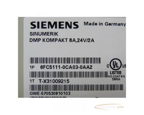 Siemens 6FC5111-0CA03-0AA2 DMP Kompakt 8A Version B - Bild 2