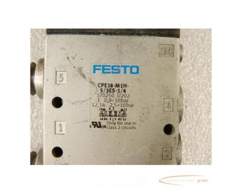 Festo CPE18-M1H-5/3ES-1/4 Magnetventil 170250 - Bild 2