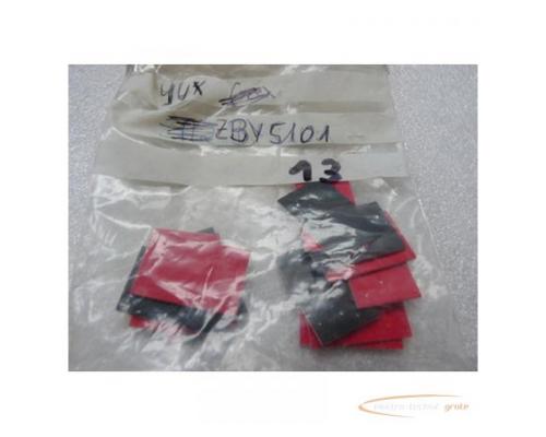 Telemecanique ZBY 5101 Bezeichnungsschild Schwarz/rot VPE = 13 Stück