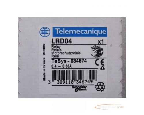 Telemecanique LRD04 Motorschutzrelais TeSys-034674