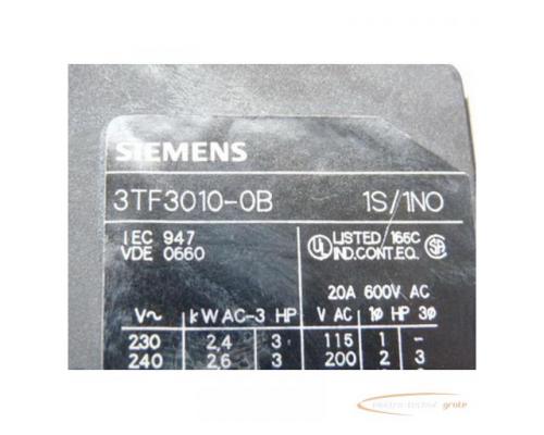 Siemens 3TF3010-0B Schütz mit 24V Spulenspannung - Bild 2