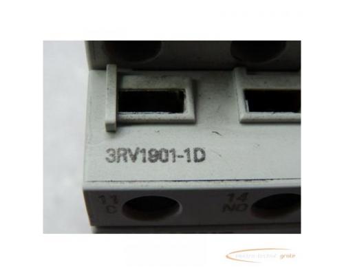 Siemens 3RV1011-0CA10 Leistungsschalter + 3RV1901-1D Hilfsschalter - Bild 3