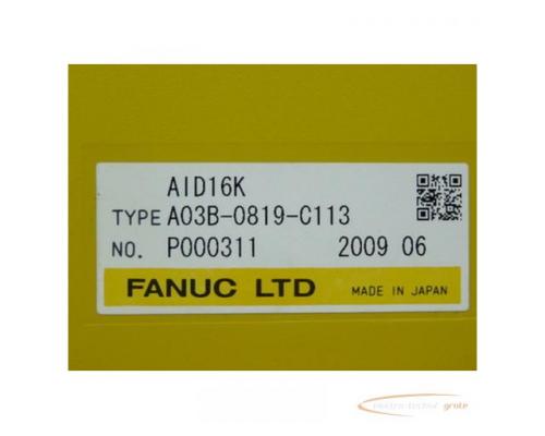 Fanuc A03B-0819-C113 Digital Input Modul AID16K = ungebraucht !! - Bild 2